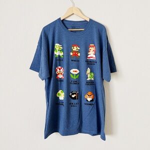 NEW Nintendo Super Mario Bros. Characters T-Shirt